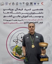 احمد همه ویسی همکار شاغل در اداره تربیت بدنی دانشگاه اصفهان، موفق به کسب عنوان بهترین مربی والیبال مسابقات دانشجویان کشور شد.