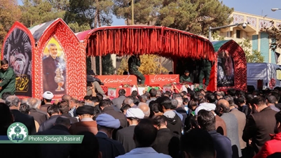 استقبال دانشگاهیان اصفهان و علوم پزشکی با شکوهی معنوی از کاروان اهالی بهشت