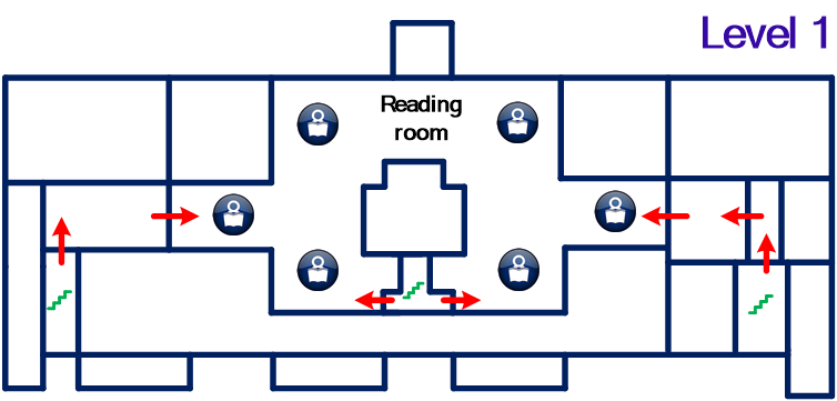 azadegan library floorplan, university of isfahan